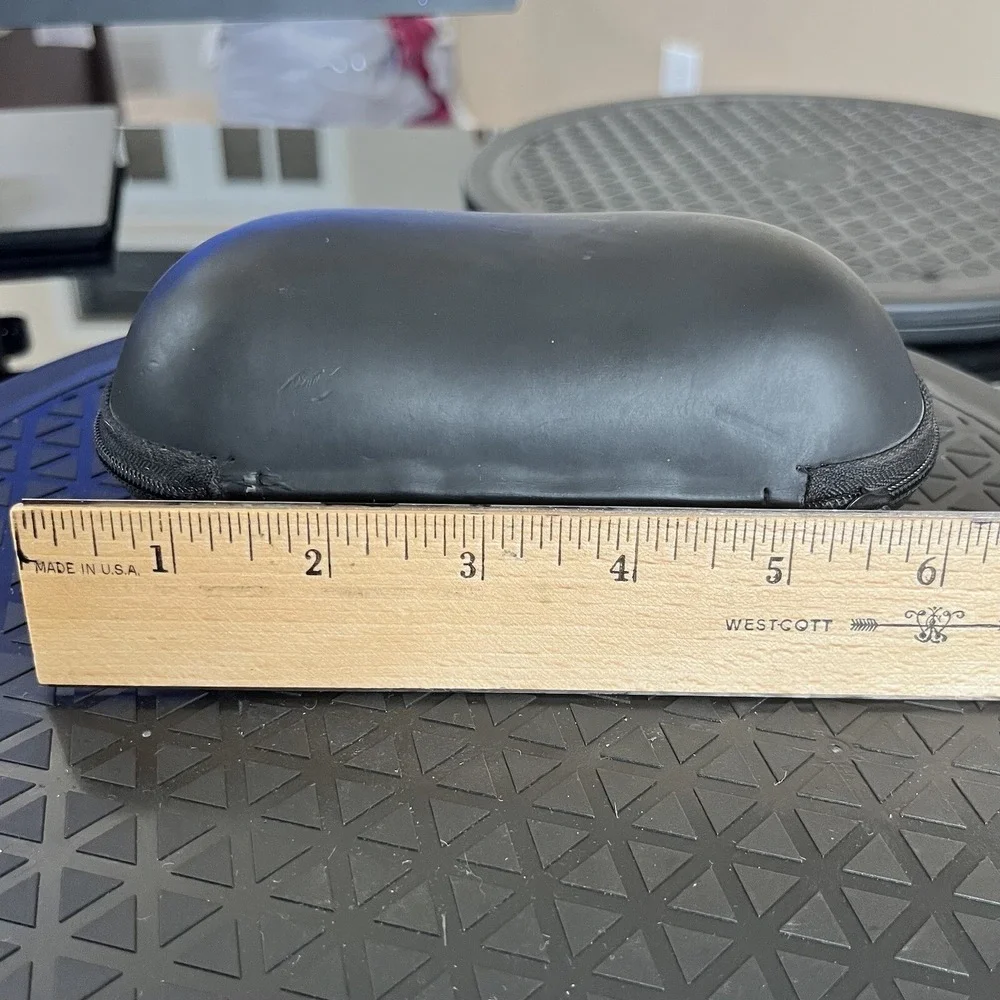 Carrera Eyeglasses Sunglasses Case Black Hard Shell Zip Travel Protective Case